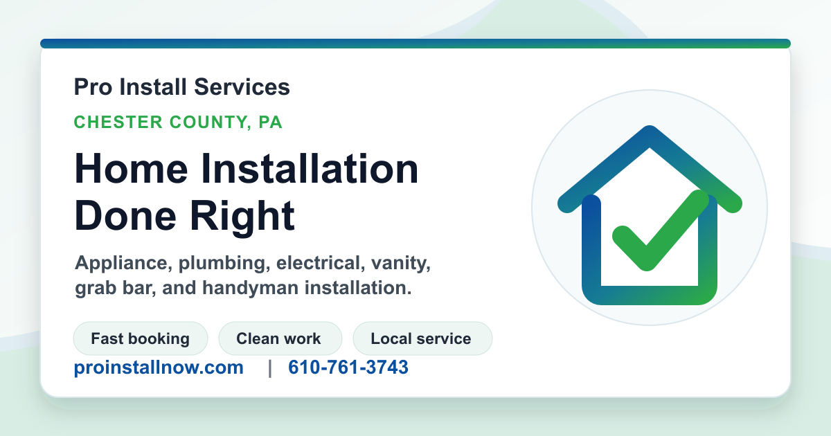 Receptacle Installation in Chester County, PA